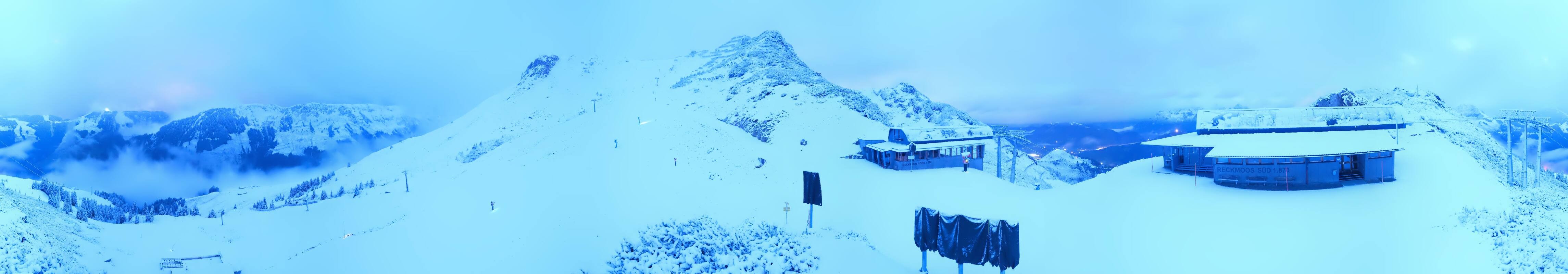 Archiv Foto Webcam Bergstation des Reckmoos-Sessellifts