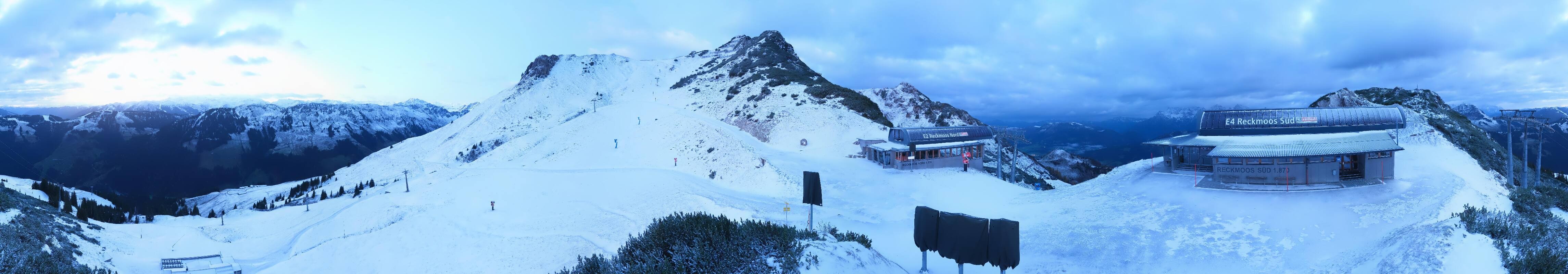 Archiv Foto Webcam Bergstation des Reckmoos-Sessellifts