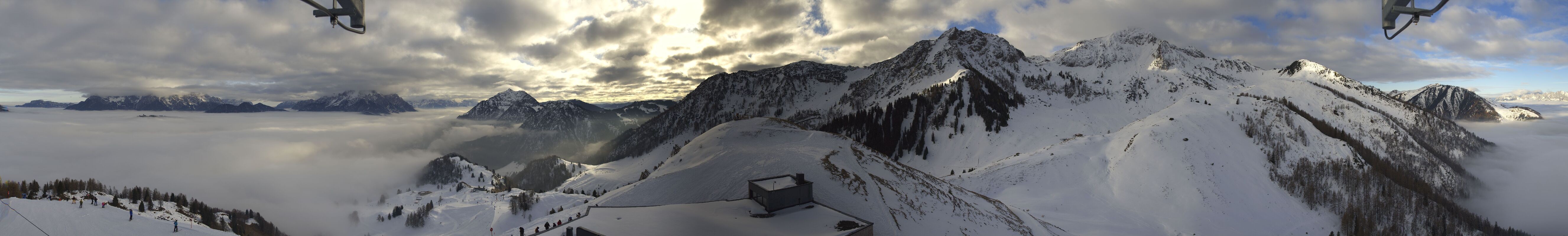 Archiv Foto Webcam Panorama vom Lärchfilzkogel 1645m