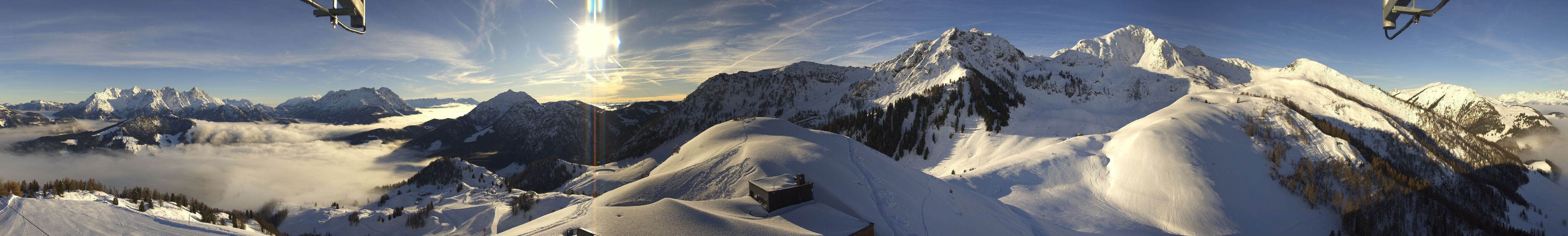 Archiv Foto Webcam Panorama vom Lärchfilzkogel 1645m