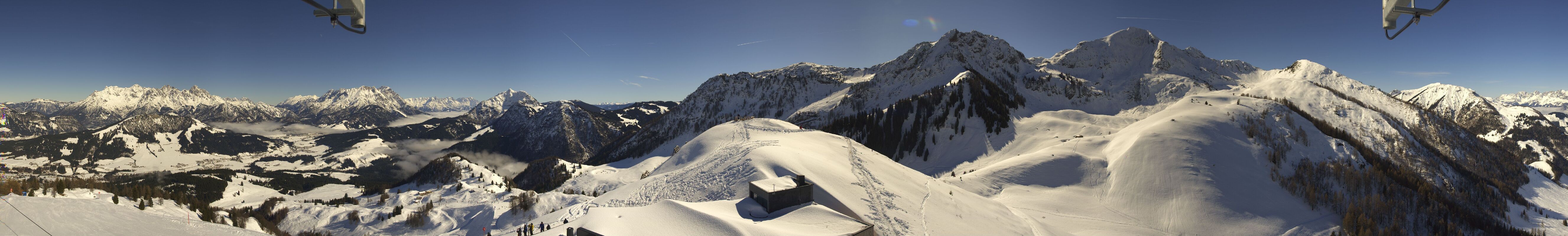 Archiv Foto Webcam Panorama vom Lärchfilzkogel 1645m