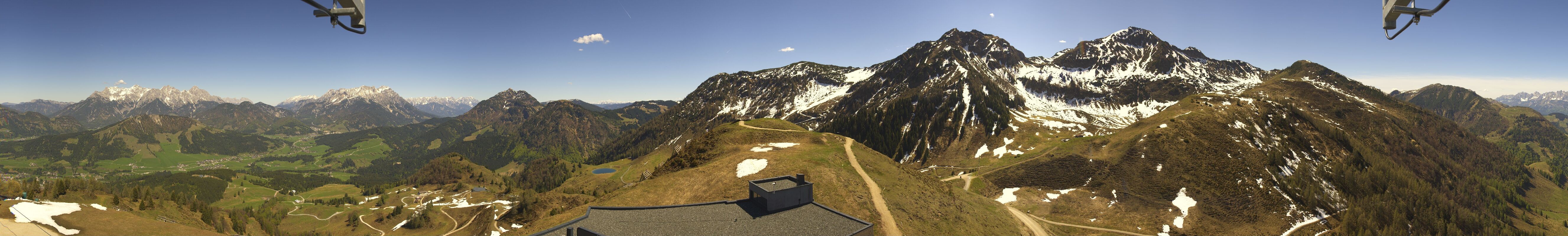 Archiv Foto Webcam Panorama vom Lärchfilzkogel 1645m