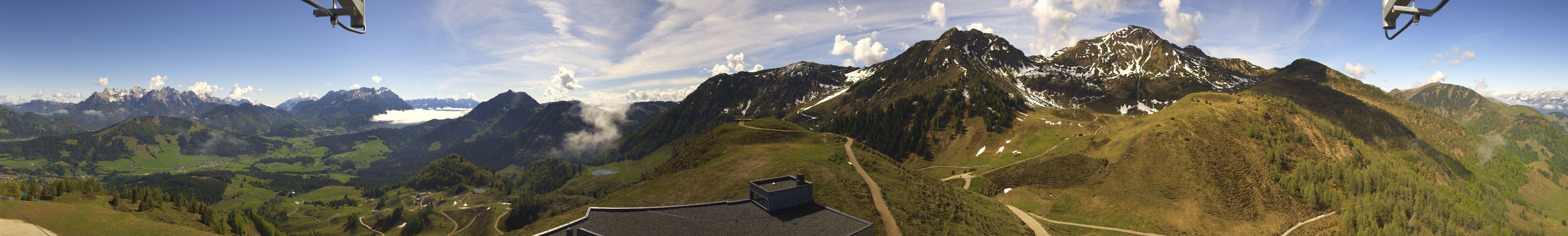 Archiv Foto Webcam Panorama vom Lärchfilzkogel 1645m