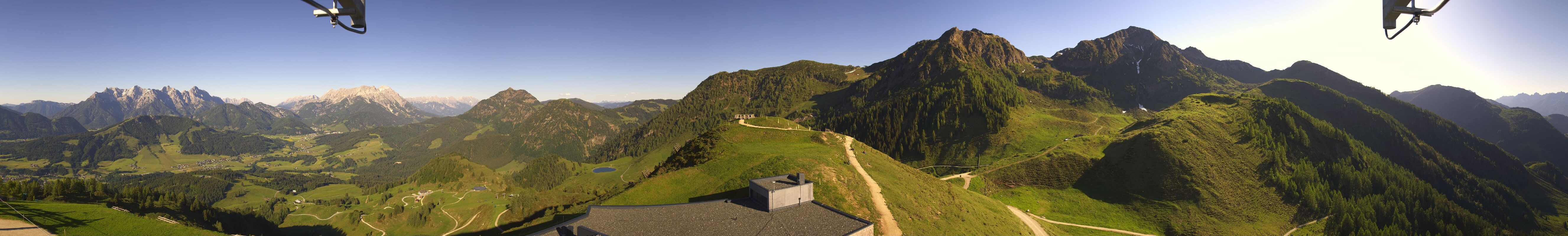 Archiv Foto Webcam Panorama vom Lärchfilzkogel 1645m