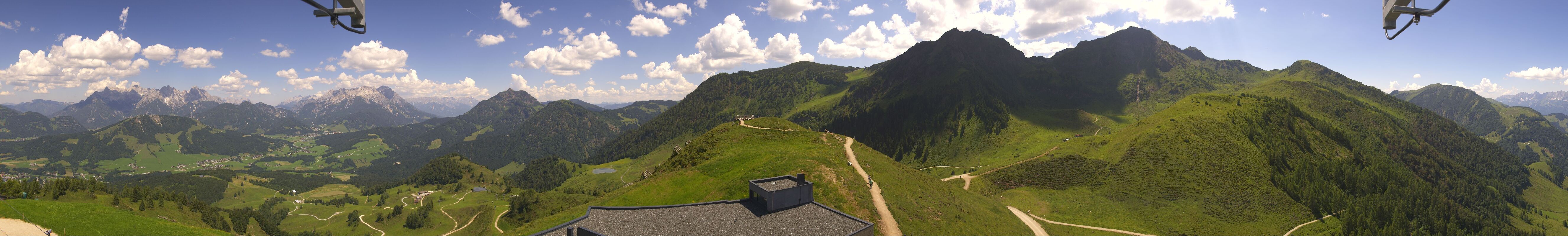 Archiv Foto Webcam Panorama vom Lärchfilzkogel 1645m