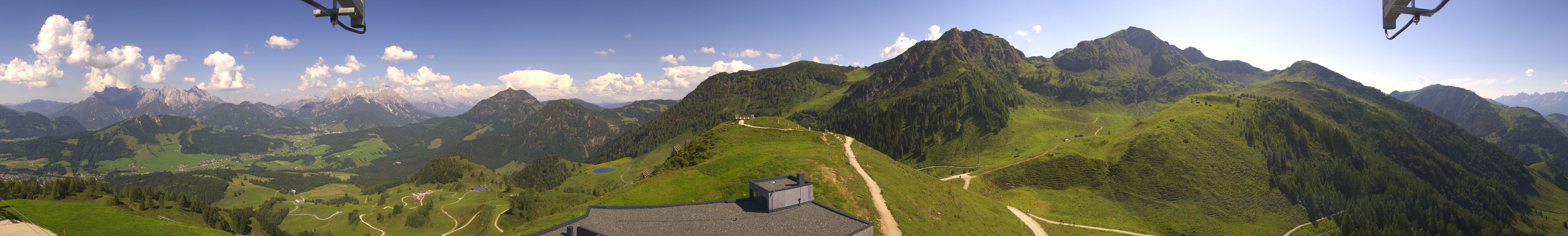 Archiv Foto Webcam Panorama vom Lärchfilzkogel 1645m