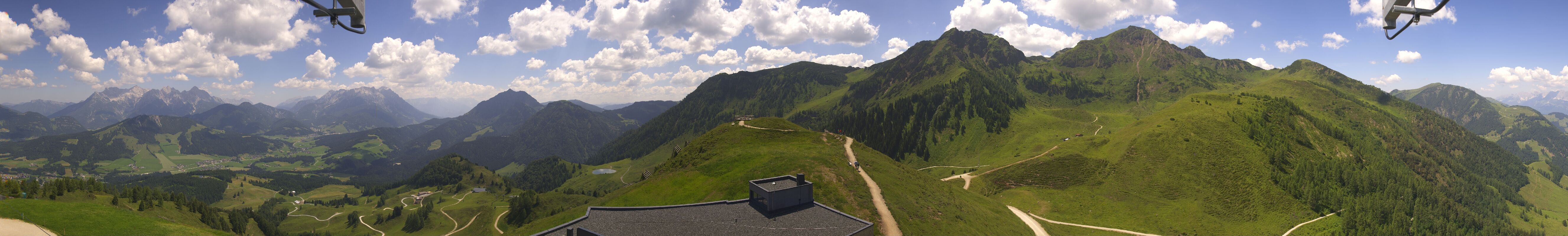Archiv Foto Webcam Panorama vom Lärchfilzkogel 1645m