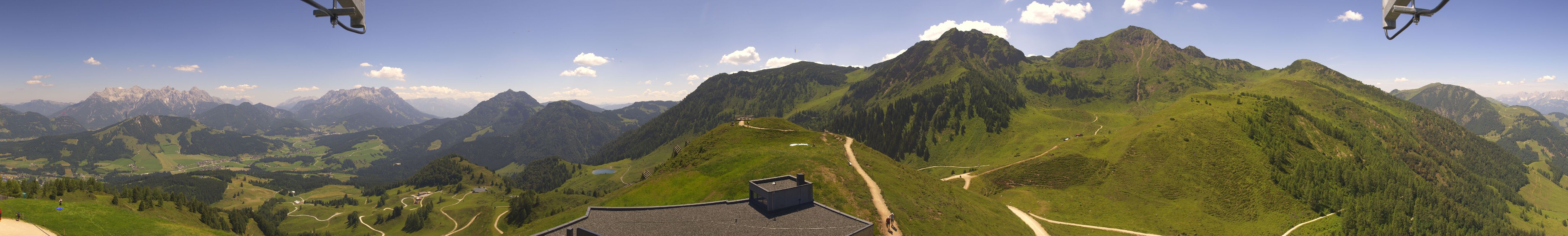 Archiv Foto Webcam Panorama vom Lärchfilzkogel 1645m