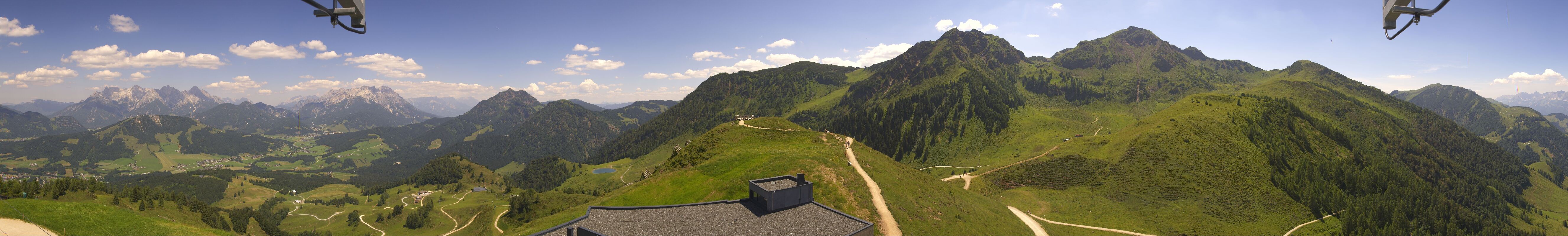 Archiv Foto Webcam Panorama vom Lärchfilzkogel 1645m