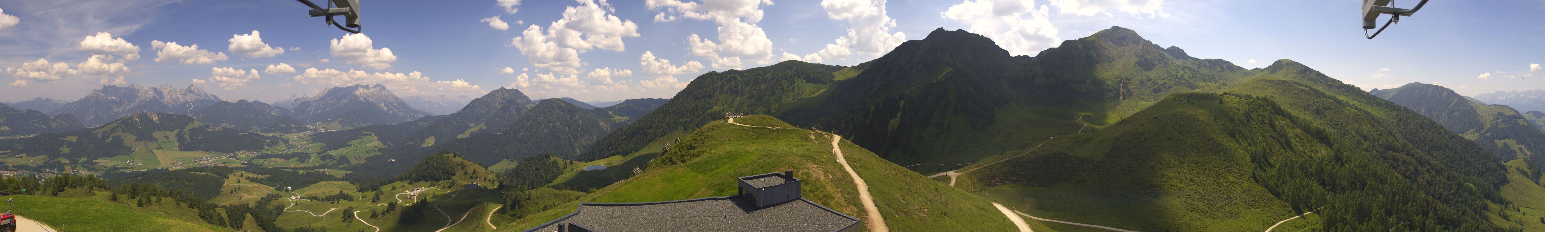 Archiv Foto Webcam Panorama vom Lärchfilzkogel 1645m