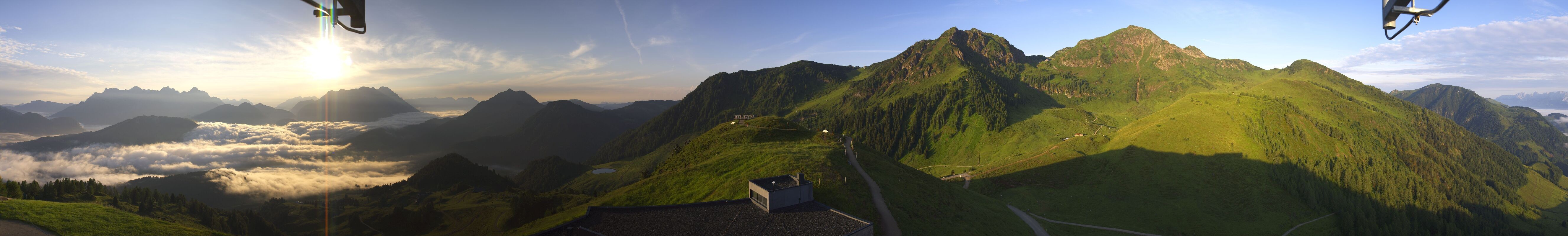 Archiv Foto Webcam Panorama vom Lärchfilzkogel 1645m