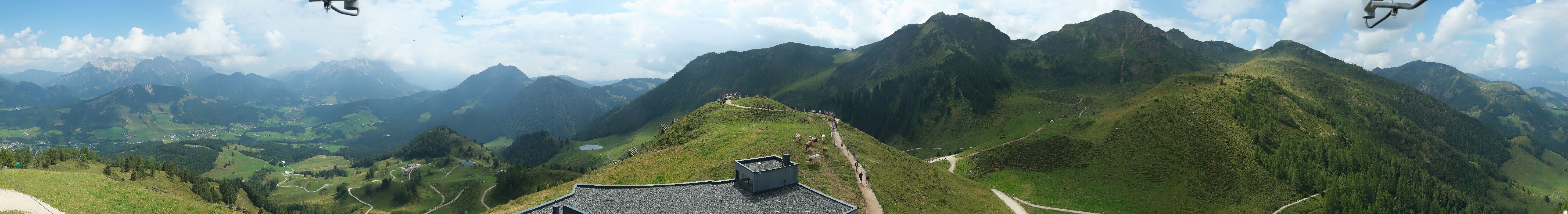Archiv Foto Webcam Panorama vom Lärchfilzkogel 1645m