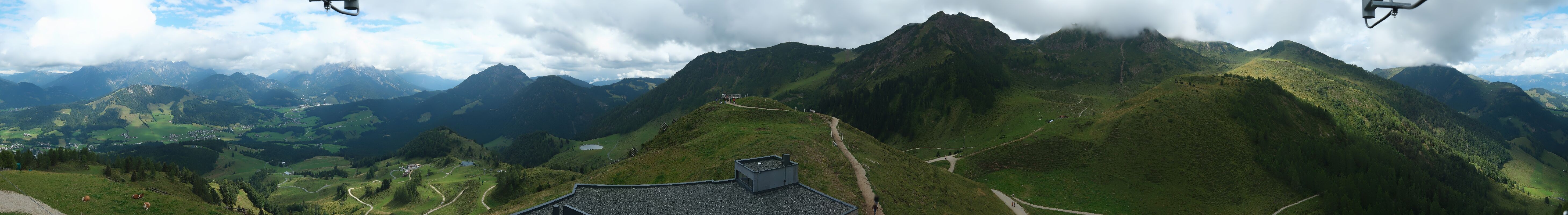 Archiv Foto Webcam Panorama vom Lärchfilzkogel 1645m