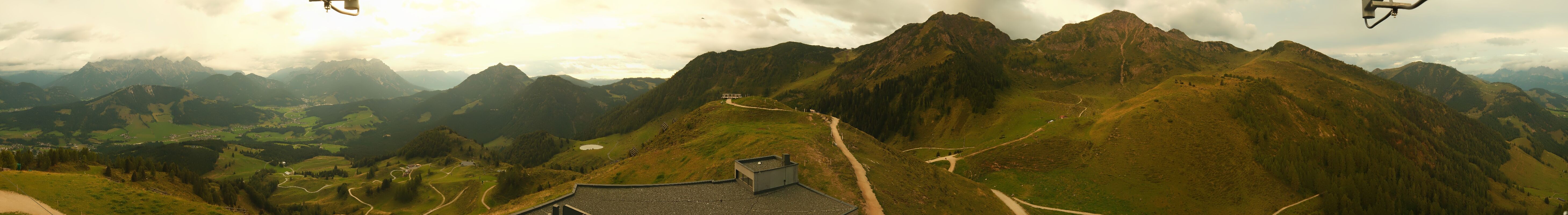 Archiv Foto Webcam Panorama vom Lärchfilzkogel 1645m