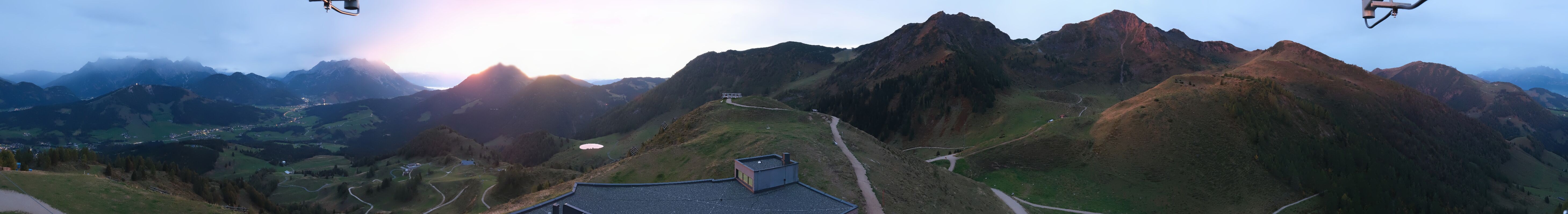 Archiv Foto Webcam Panorama vom Lärchfilzkogel 1645m