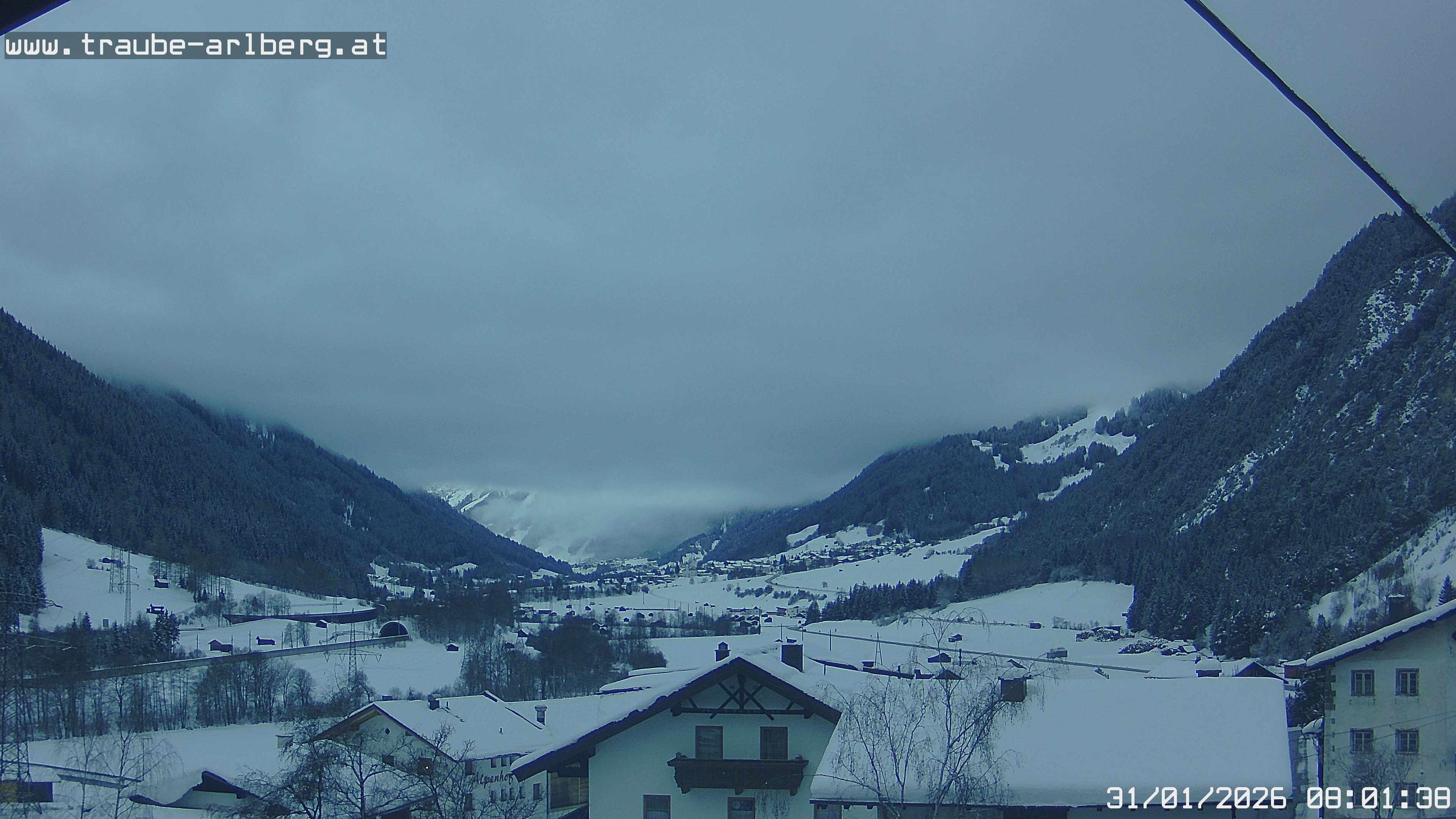 Archiv Foto Webcam Pettneu, Gasthof Traube