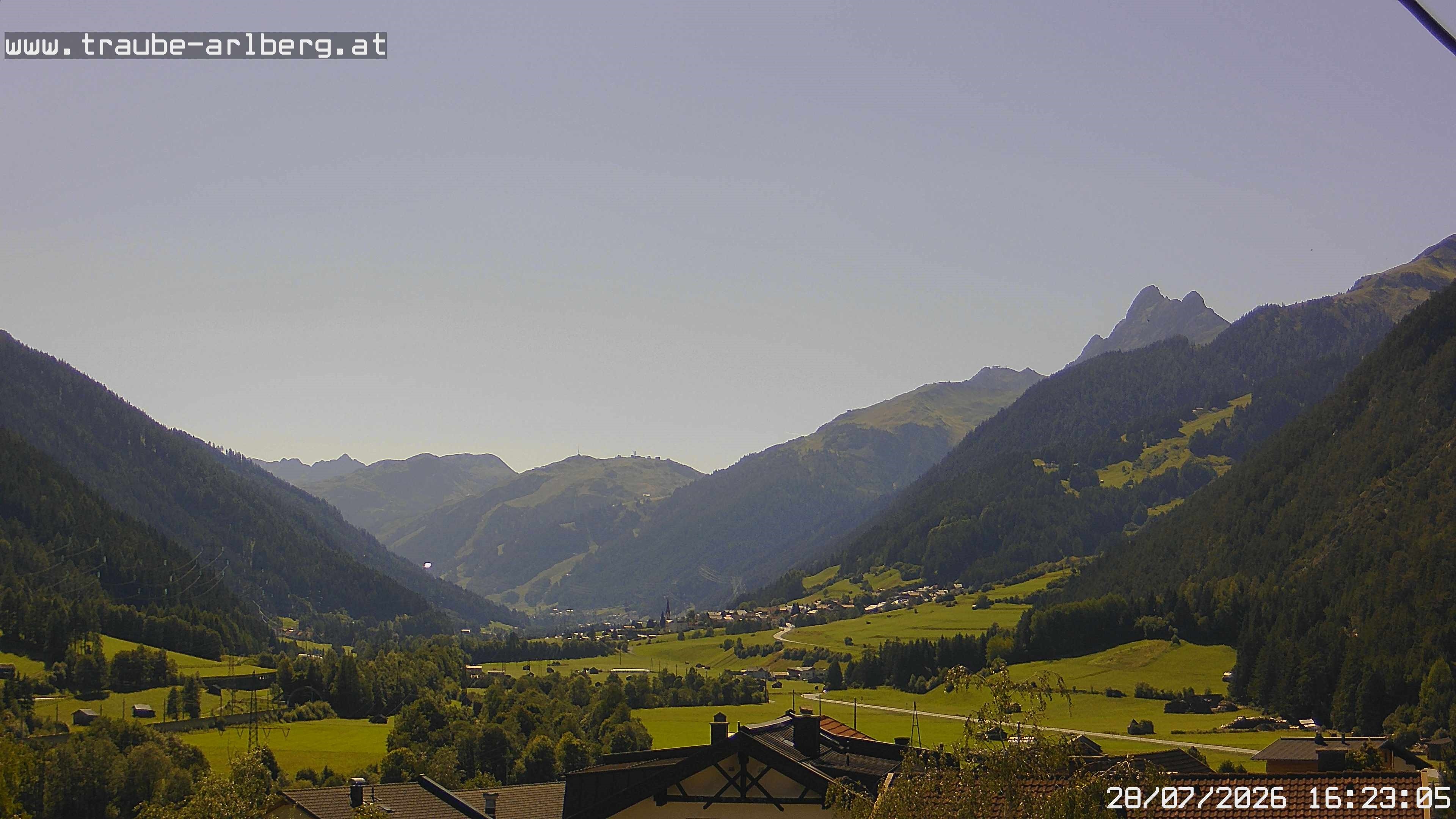 Archiv Foto Webcam Pettneu, Gasthof Traube