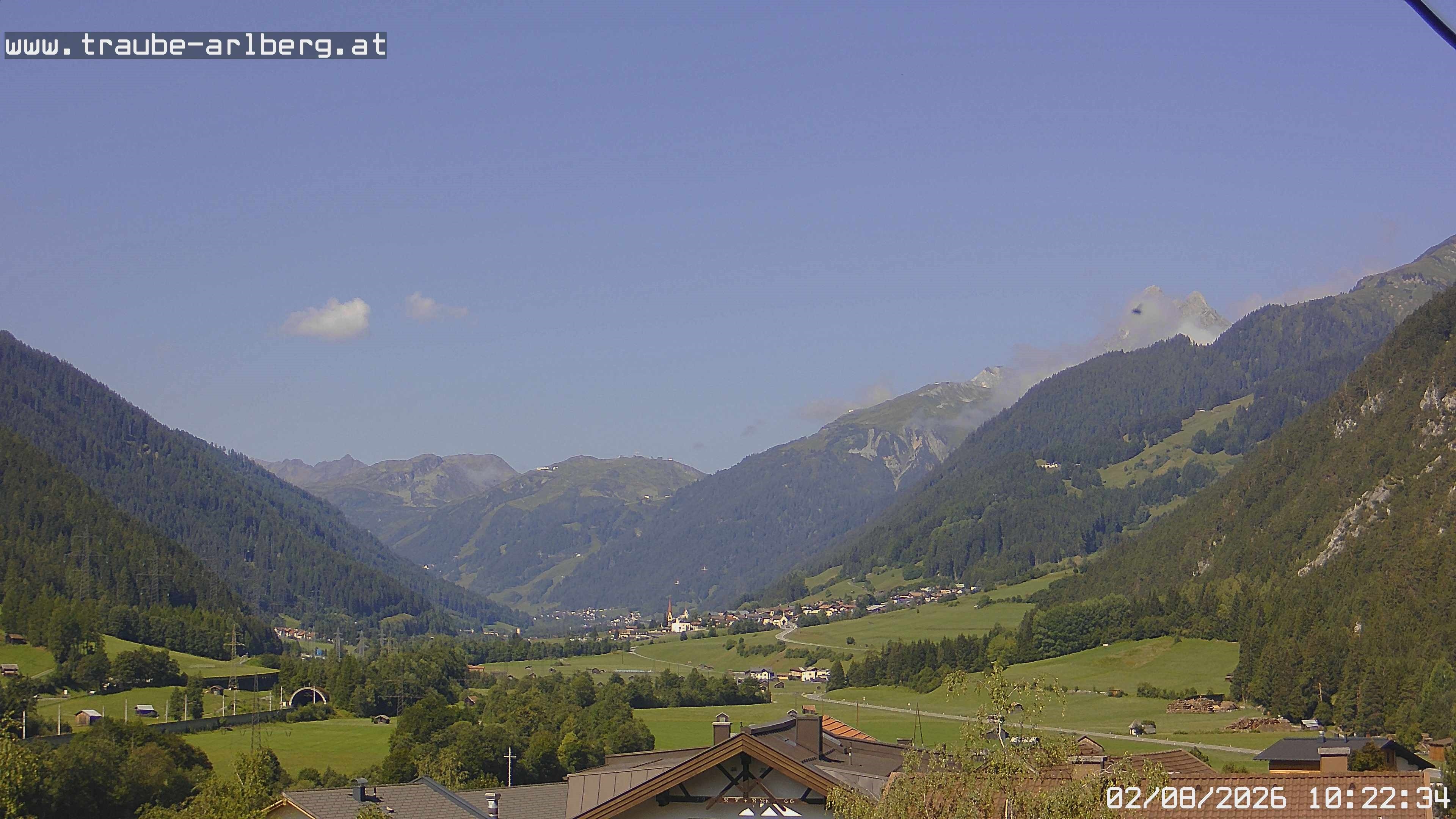 Archiv Foto Webcam Pettneu, Gasthof Traube