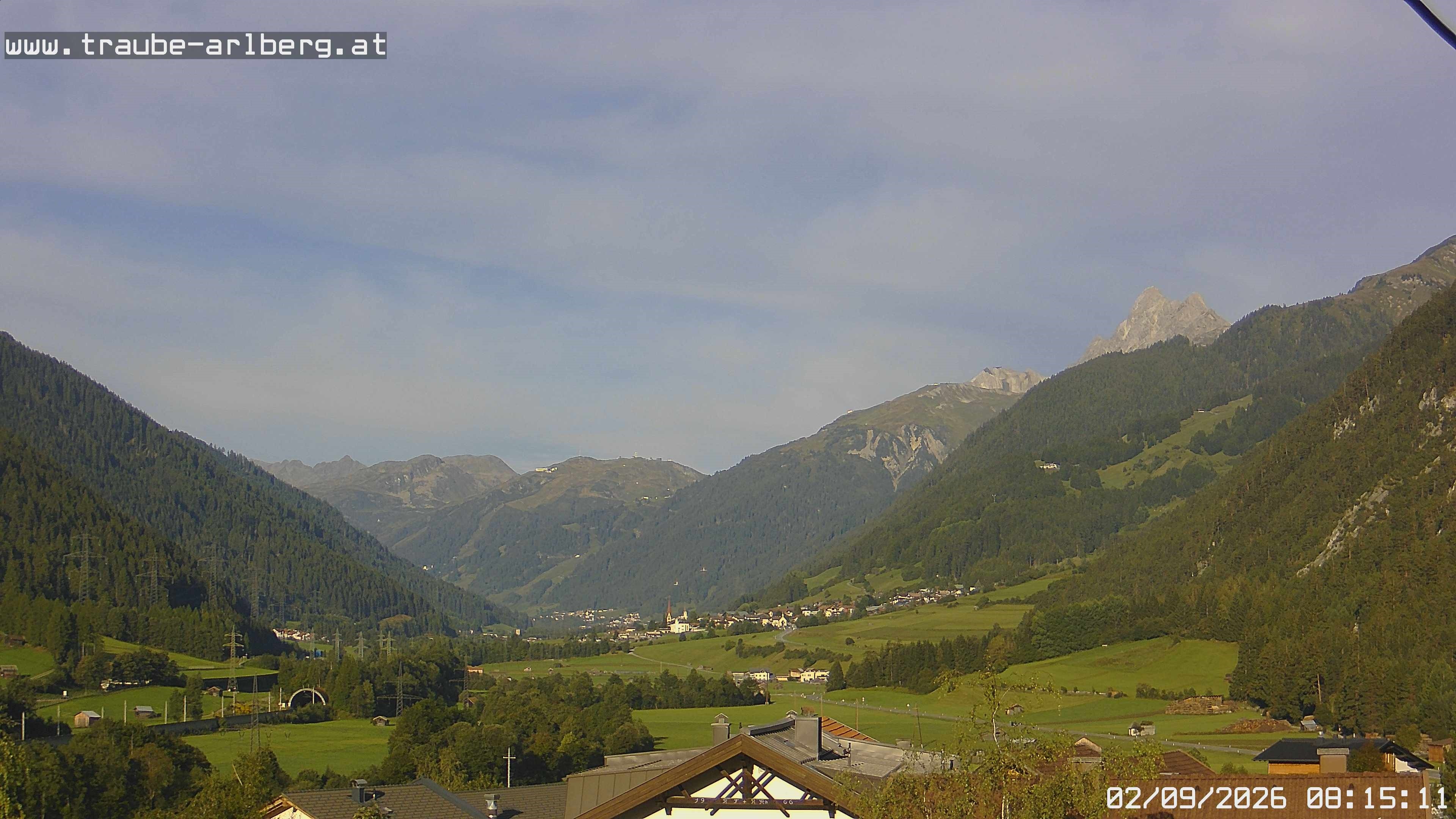 Archiv Foto Webcam Pettneu, Gasthof Traube