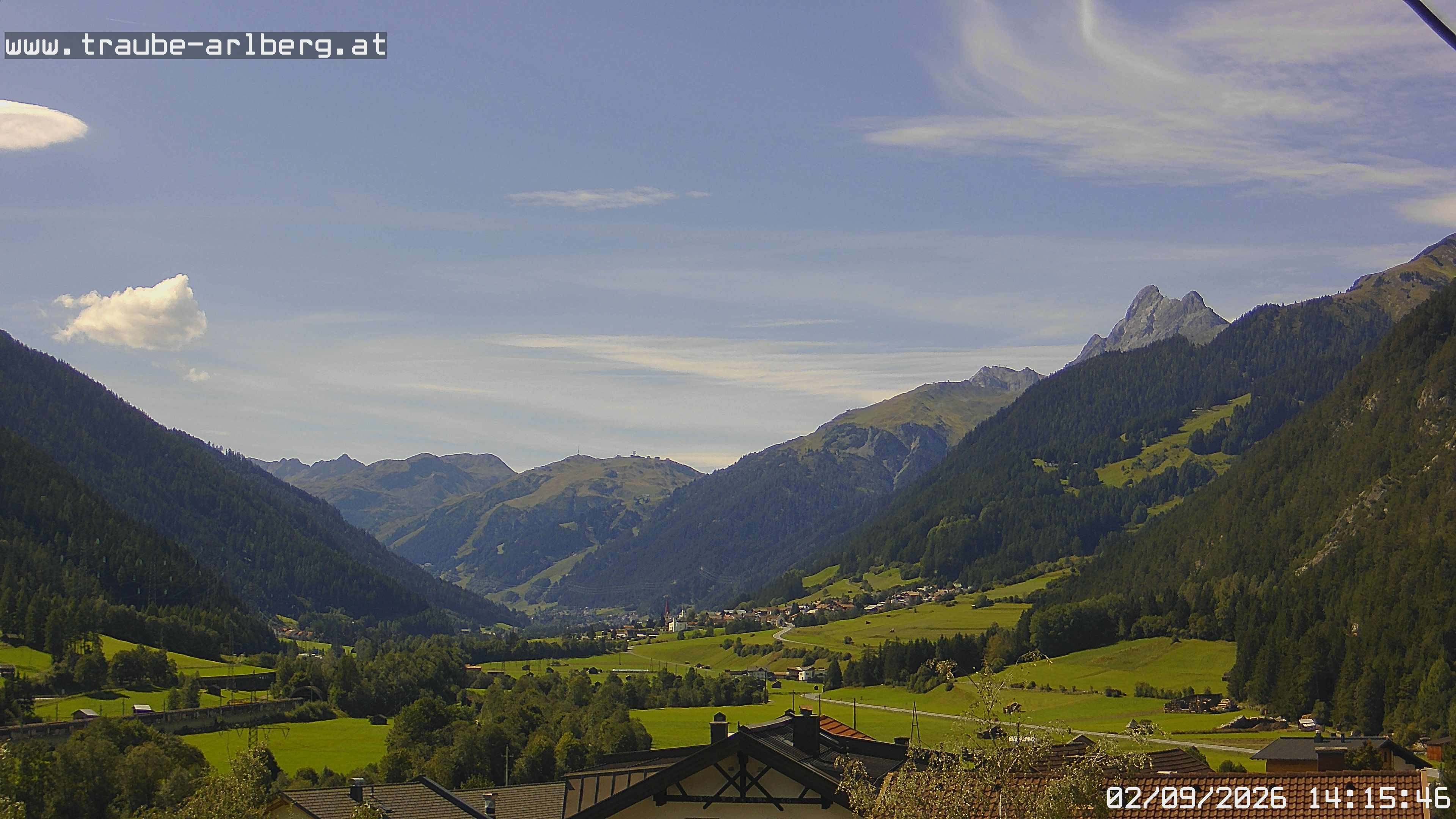 Archiv Foto Webcam Pettneu, Gasthof Traube