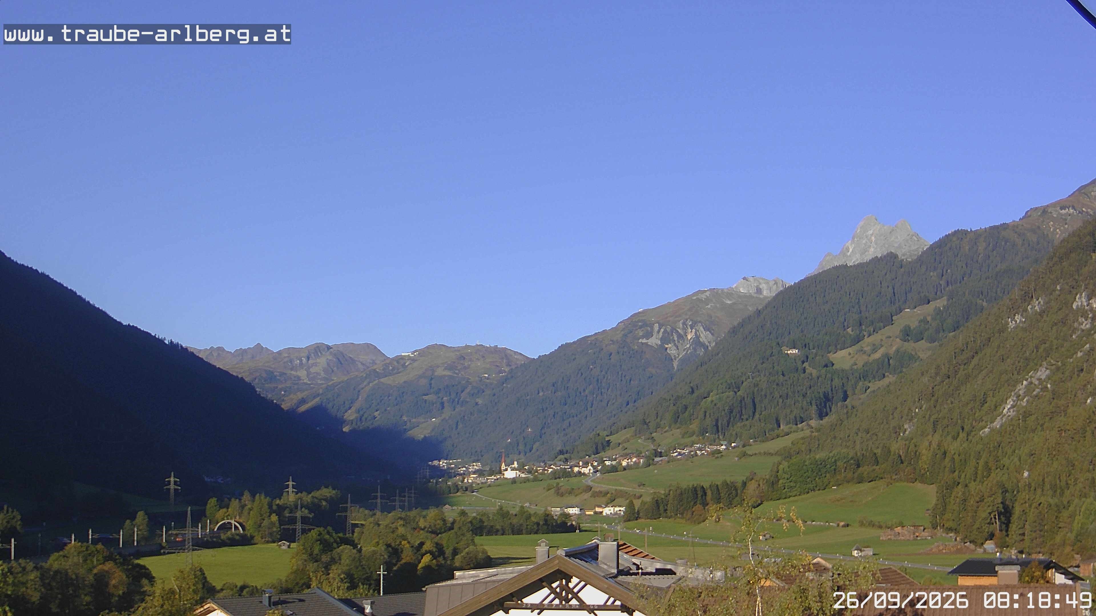 Archiv Foto Webcam Pettneu, Gasthof Traube