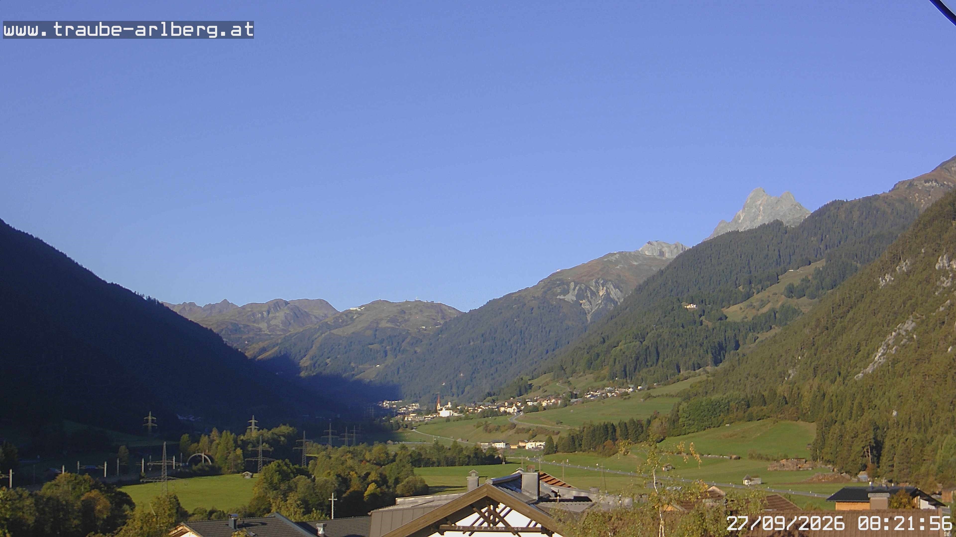 Archiv Foto Webcam Pettneu, Gasthof Traube