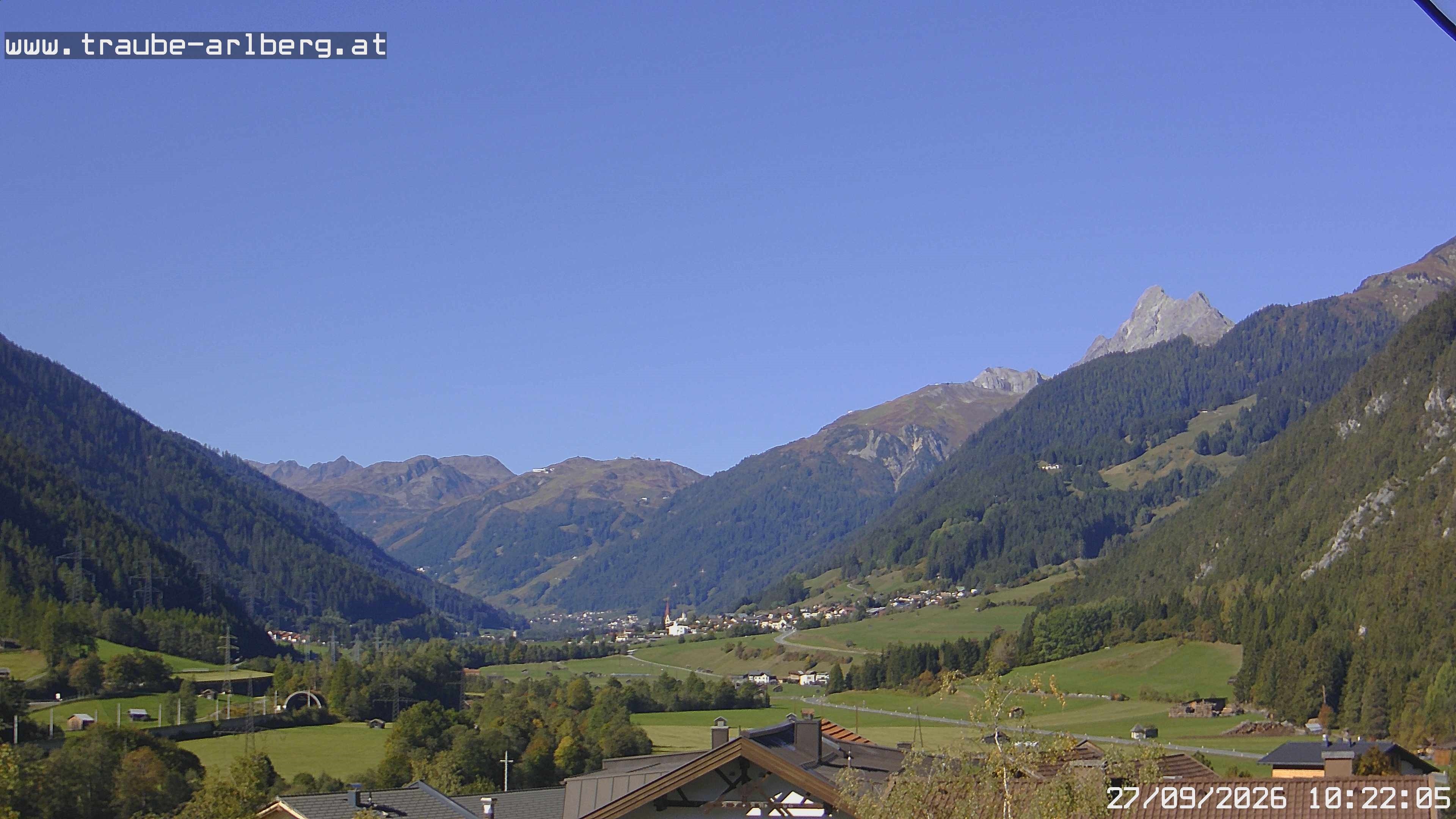 Archiv Foto Webcam Pettneu, Gasthof Traube