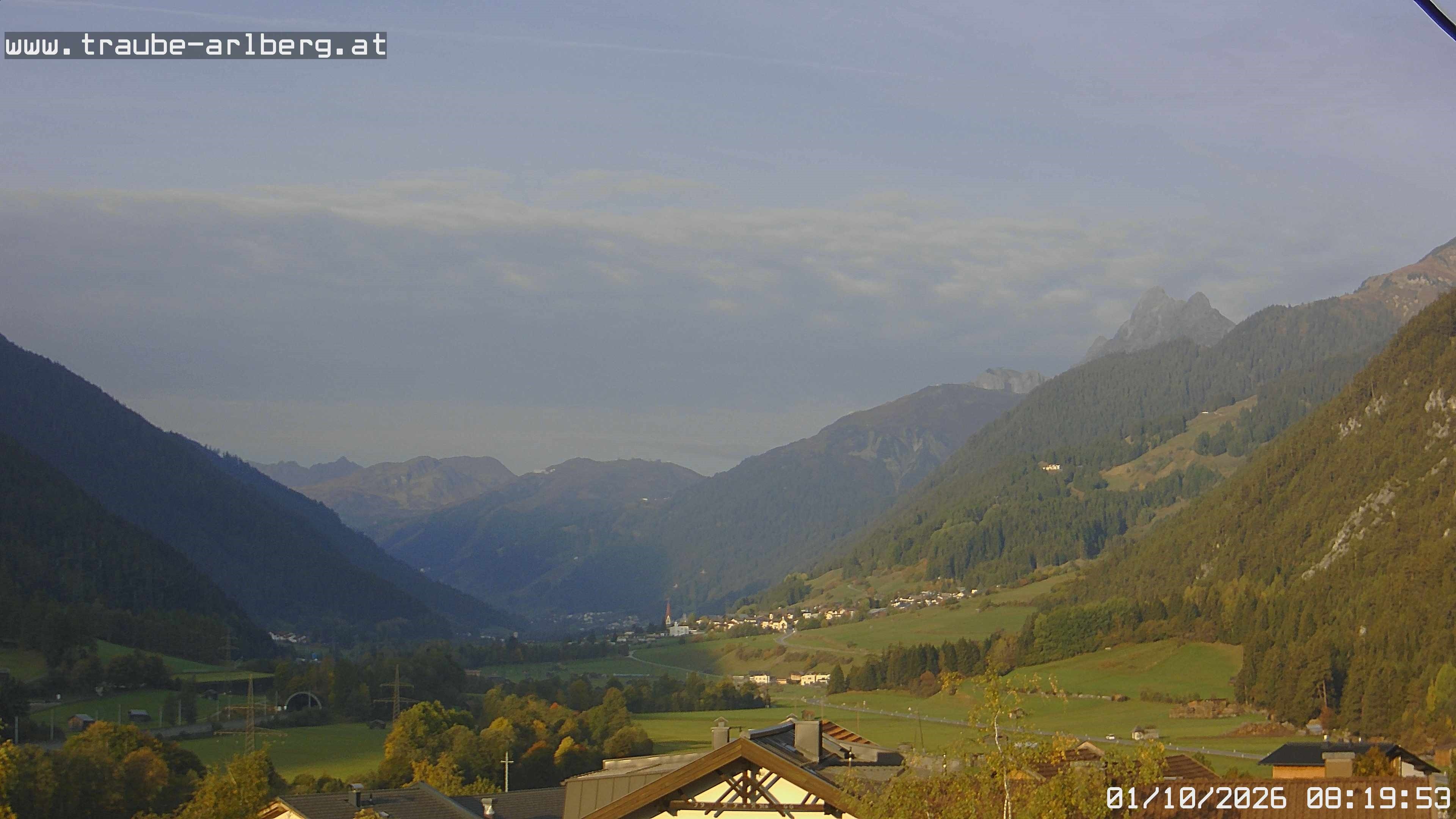 Archiv Foto Webcam Pettneu, Gasthof Traube