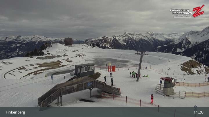 Archived image Webcam Penkenjoch near Finkenberg