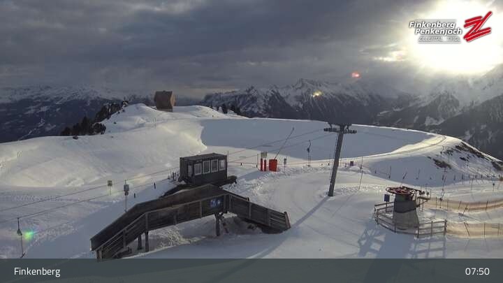 Archived image Webcam Penkenjoch near Finkenberg