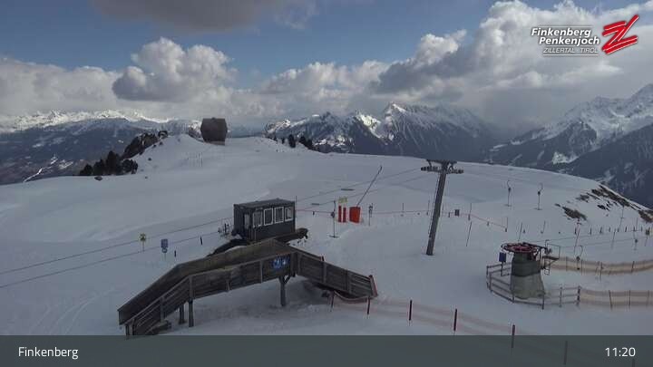 Archived image Webcam Penkenjoch near Finkenberg