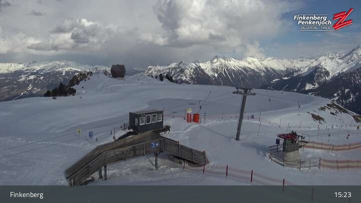 Archived image Webcam Penkenjoch near Finkenberg