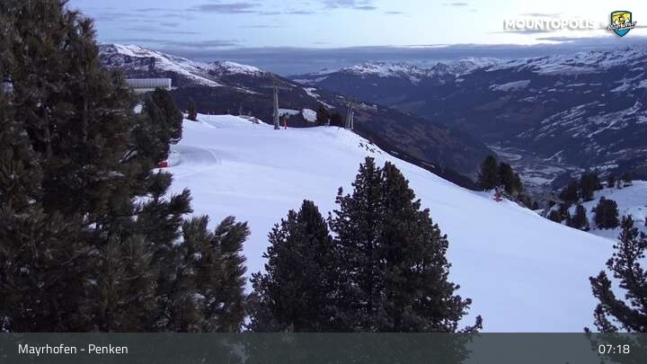 Archiv Foto Webcam Mayrhofen: Penkenbahn