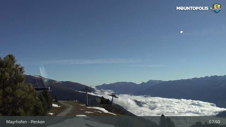 Archiv Foto Webcam Mayrhofen: Penkenbahn