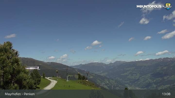 Archiv Foto Webcam Mayrhofen: Penkenbahn