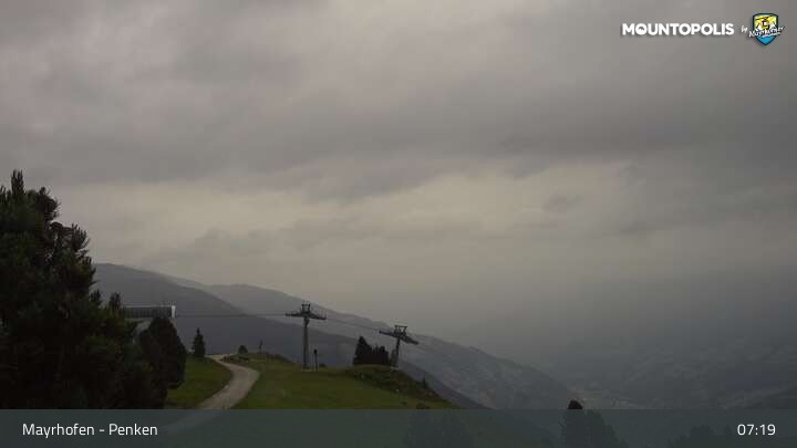 Archiv Foto Webcam Mayrhofen: Penkenbahn