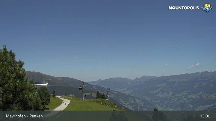 Archiv Foto Webcam Mayrhofen: Penkenbahn