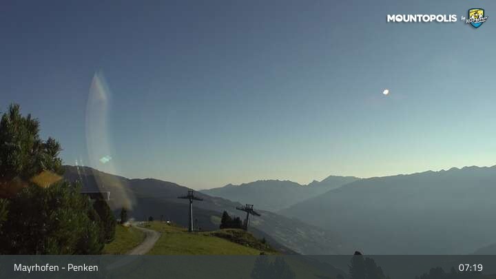 Archiv Foto Webcam Mayrhofen: Penkenbahn