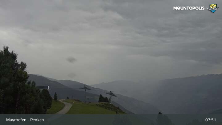 Archiv Foto Webcam Mayrhofen: Penkenbahn
