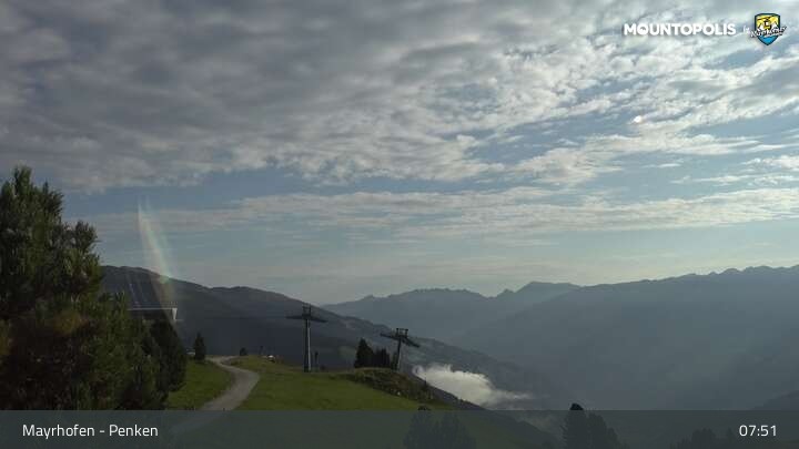 Archiv Foto Webcam Mayrhofen: Penkenbahn