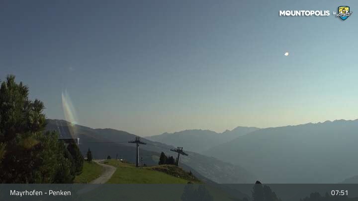 Archiv Foto Webcam Mayrhofen: Penkenbahn