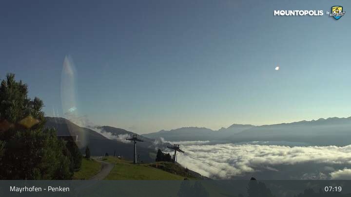 Archiv Foto Webcam Mayrhofen: Penkenbahn