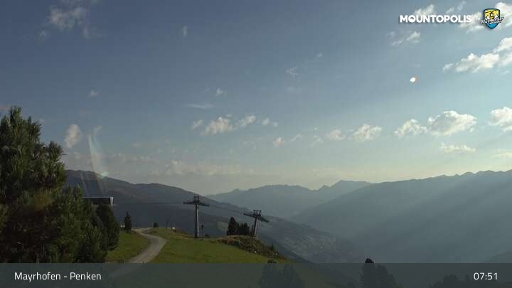 Archiv Foto Webcam Mayrhofen: Penkenbahn