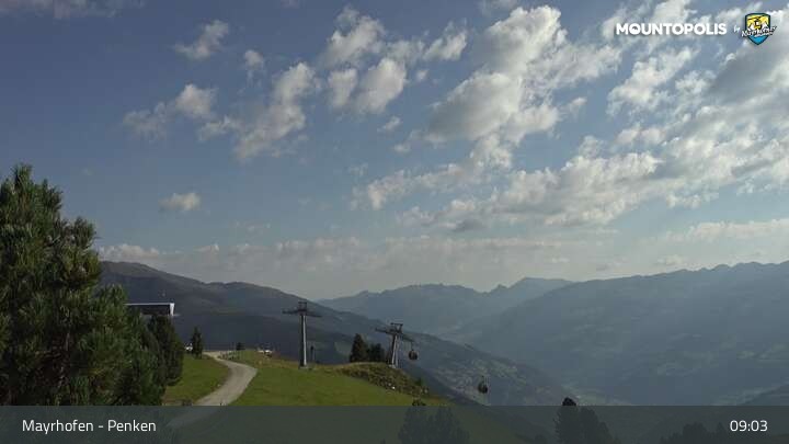 Archiv Foto Webcam Mayrhofen: Penkenbahn
