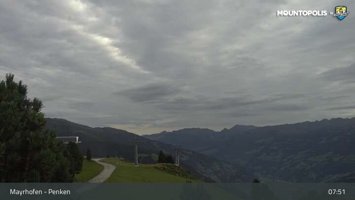Archiv Foto Webcam Mayrhofen: Penkenbahn