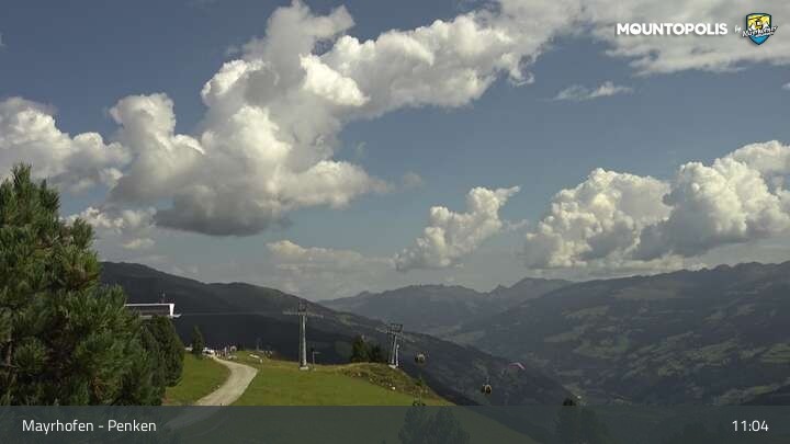 Archiv Foto Webcam Mayrhofen: Penkenbahn