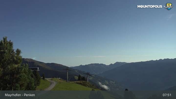 Archiv Foto Webcam Mayrhofen: Penkenbahn
