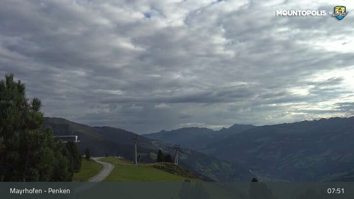 Archiv Foto Webcam Mayrhofen: Penkenbahn