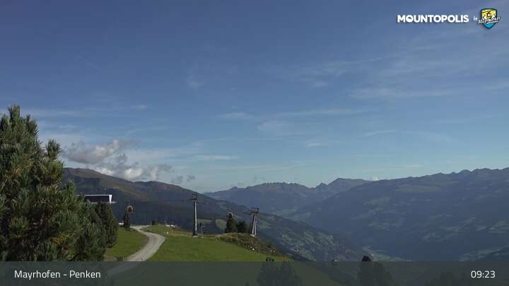 Archiv Foto Webcam Mayrhofen: Penkenbahn