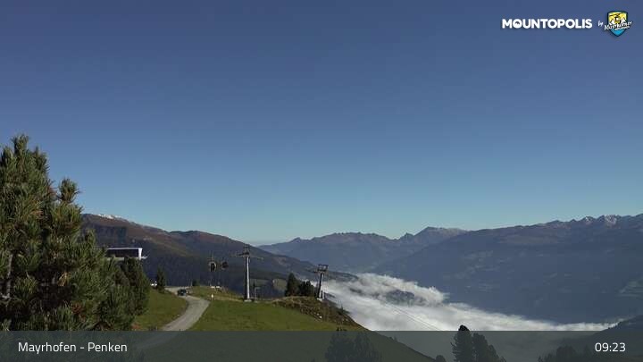 Archiv Foto Webcam Mayrhofen: Penkenbahn